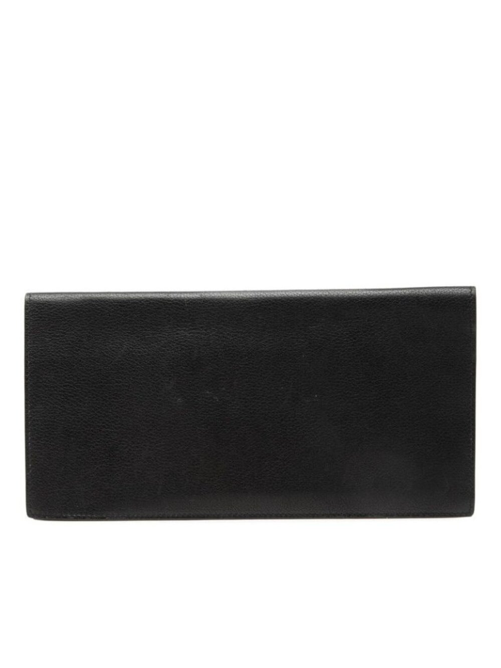 Hermes Billfold Black Leather Wallet